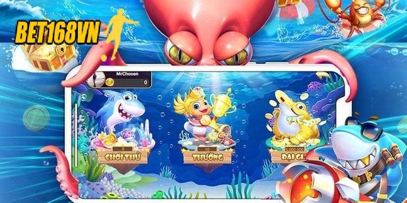 Một số phiên bản bắn cá Bet168vn